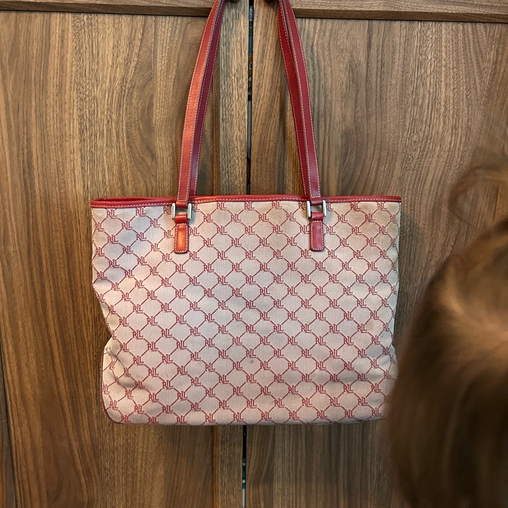 Lauren Ralph Lauren Canvas Tote - Picture 2 of 11